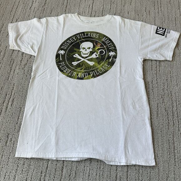 Disney NEFF Lot of Adult Size Medium Shirts: Mickey Mouse, Captain Hook Villains - Picture 4 of 10
